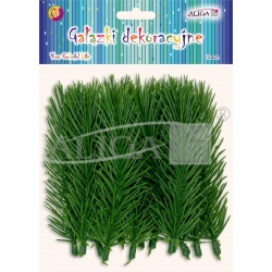 Gałązki dekoracyjne dł.11cm / op.12szt /gałązka zielona 11cm /  DPG-3158