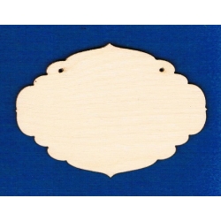 Tabliczka 10x7cm z otworami, zawieszka ozdobna chmurka,  deseczka / SKLEJKA #3mm/ szyld