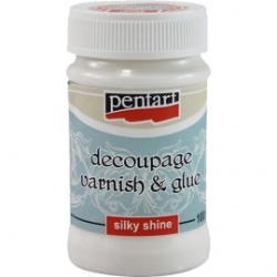 PENTART - Klej z lakierem do decoupage, serwetek  100ml , 2w1 , klej i lakier