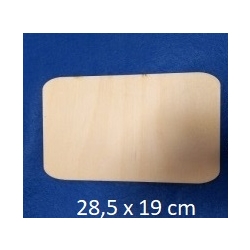 SKLEJKA #3mm Podkładka 28,5x19cm , deseczka 28,5x19cm zaokrąglone boki / 5959