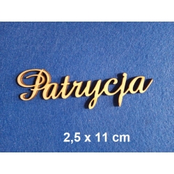 SKLEJKA #3mm Patrycja 2,5x11cm  / cz;amaze