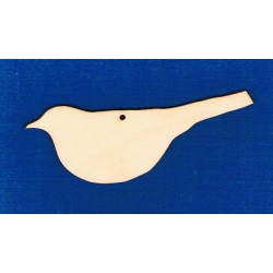 SKLEJKA #3mm Ptaszek 14x5cm, ptaszek zawieszka /  Jola