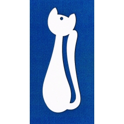 BEERMATA #1,5mm Zakładka do książki kot III  , zakładka 16,5x6cm,  birmata, zawieszka kot