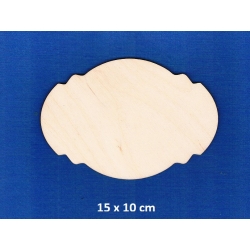 SKLEJKA #3mm Tabliczka 15x10cm ozdobna , deseczka 15x10cm / 0210