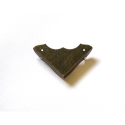 Narożnik 4x4cm metalowy 4x4 cm x grubość 0,9 cm ( C036 ) , cena dotyczy 1szt / okucia metalowe  do pudełek