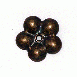 Gwoźdź ozdobny  2cm , ciemny mosiądz  , kwiat , końcówka,zakończenie do styropianu, tapicerski