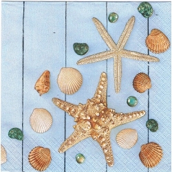 Serwetka -1590- morskie/  muszelki