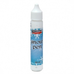 PENTART PASTA ŚNIEG 30ml Pisak śnieżny, śnieg w pisaku, śnieg w konturówce, SNOW PEN