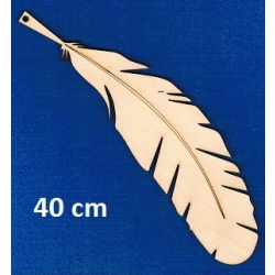 Piórko, pióro szerokie 40cm / SKLEJKA #3mm