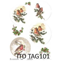 Przekładka do bombki A4 ITD TAG0101