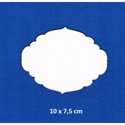 BEERMATA #1,5mm Tabliczka 10x7,5cm  scrap, birmata, tabliczka chmurka / 0666