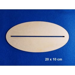 Sklejka #3mm Podkładka 20x10cm z otworem 3mm. Stojak 20x10na wycinankę ze sklejki o grubośći 3mm