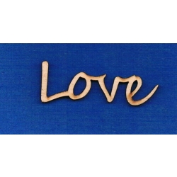 SKLEJKA #3mm Love 2x5,5cm  / segoe