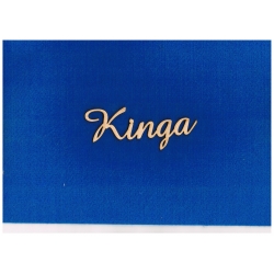 Kinga - imię 12 x 3,5 cm (cz:Amaze)