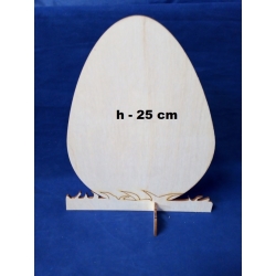Jajko 25cm z trawą / SKLEJKA #3mm , jajko na trawce