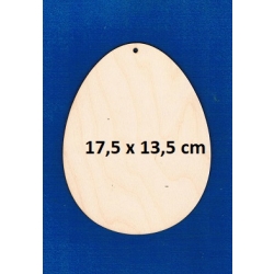 Jajko 17,5x13,5cm zawieszka / SKLEJKA #3mm