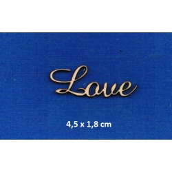 SKLEJKA #3mm Love 4,5x1,8cm / amaze / 0175