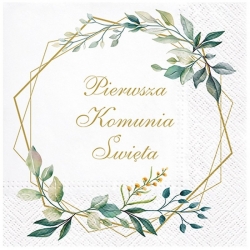 Serwetka -1041- Pierwsza Komunia Święta