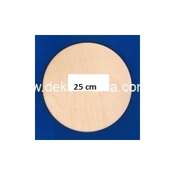 SKLEJKA #3mm Koło 25cm / kółko 25cm, podkładka 25cm / 0595