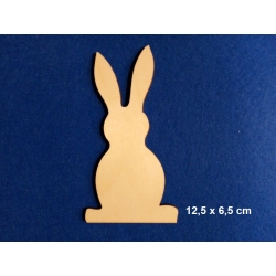 SKLEJKA #3mm Królik 12,5x6,5cm , zajączek 12,5x6,5cm / nr. V