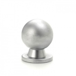 Gałka meblowa 23x18mm , uchwyt meblowy metalowy ALU / GN3408