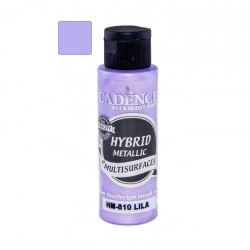 CADENCE Farba hybrydowa metaliczna 70ml lila  METALIK / lawenda  810
