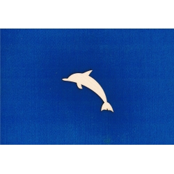 SKLEJKA #3mm Delfin 10x4cm , delfinek 10x4cm / morskie, zwierzęta  " ryba "