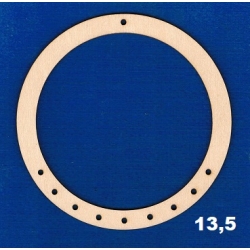 Łapacz snów,  koło 13,5cm , obręcz z otworami / SKLEJKA #3mm