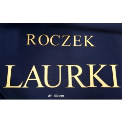 SKLEJKA #3mm Roczek Laurki / urodziny / 0606 / duży napis całość 60 x 30cm