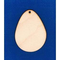 Jajko  9,5cm ,zawieszka / SKLEJKA  #3mm