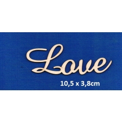 SKLEJKA #3mm Love 10,5x3,8cm / amaze / 0380