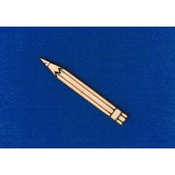 Kredka 7,5x0,8cm / SKLEJKA #3mm  / grawer