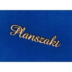 Planszaki   ,    napis 10x2cm  , gry planszowe