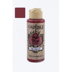 CADENCE Farba matowa akrylowa 120ml / Style Matt / 9041 / KARMINOWY