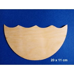 Sklejka #3mm Skorupka jajka 20x11cm