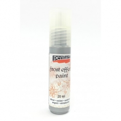 PENTART FARBA EFEKT SZRONU  20ml   SREBRNY