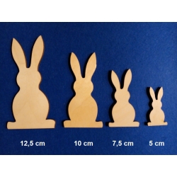 SKLEJKA #3mm Królik od 5cm do 12,5cm  / Zajączki Rodzinka  / nr.V