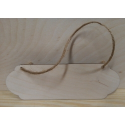 SKLEJKA 3#mm Tabliczka 18x6cm DZIĘKUJEMY / podziękowanie / tabliczka zawieszka ze sznurkiem jutowym / 2202