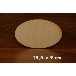 SKLEJKA #3mm Owal 13,5x9cm