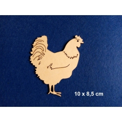 BEERMATA #1,5mm Kura 10x8,5cm - SCRAP, birmata,tekturka BIAŁA / 1501