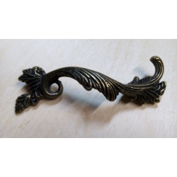 Uchwyt meblowy metalowy ozdobny 9x3cm / C174m