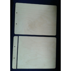 Okładka na album 2 warstwy, 31x23cm  + kółka zatrzaskowe, zaokrąglone rogi