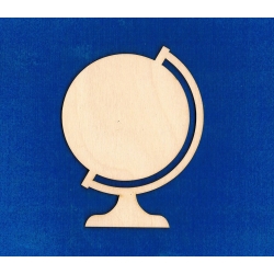 SKLEJKA #3mm Globus 12,5x9,7cm