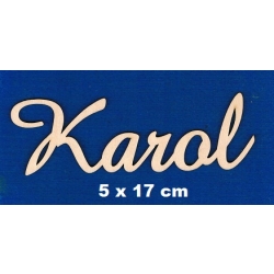 Karol 5x17cm / SKLEJKA #3mm / cz;amaze