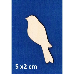 SKLEJKA #3mm Ptaszek 5x2cm / nr I / 4545