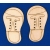 Buty  h- 12,5cm  , sznurowadła , tablica manipulacyjna , komplet 2szt.