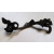 Uchwyt meblowy metalowy ozdobny 9x3cm / C174m