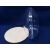 Medalion 10cm akrylowy  WYPUKŁY z przekładką SKLEJKA #3mm , dwuczęściowy, plexi