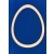 Jajko 17,5x13,5cm zawieszka / SKLEJKA #3mm